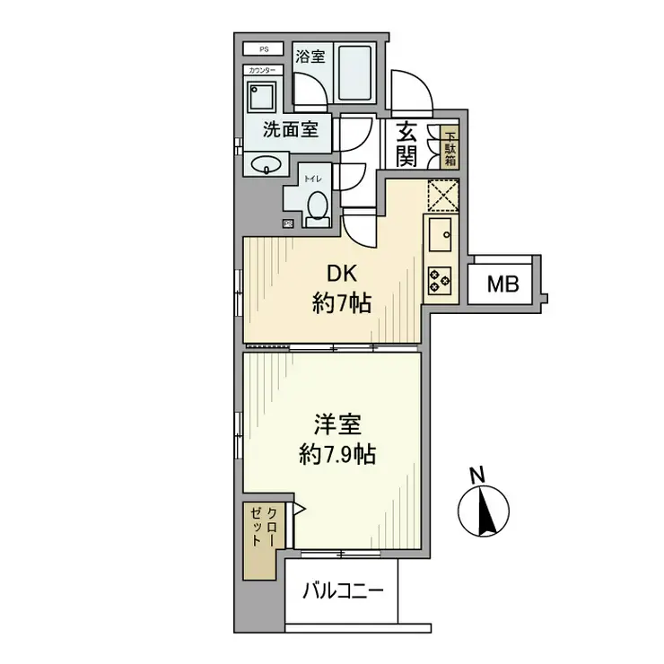 ヴェルステージ秋葉原II 8階階 間取り