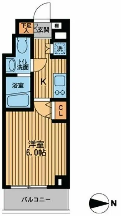 プライムアーバン中野上高田 2階階 間取り