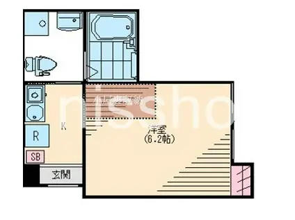 大泉学園イースト-Y(1K/3階)の間取り写真