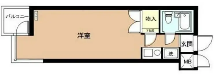 コスモポリタン 3階階 間取り