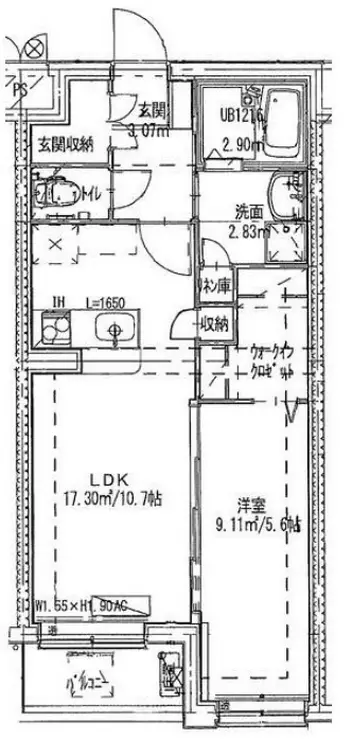 グリーンテラス 1階階 間取り