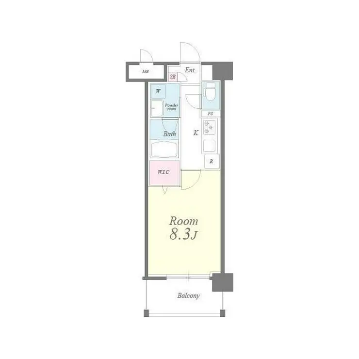 ポルトボヌールセウ 4階階 間取り
