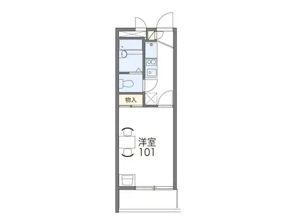 JRサカイ(1K/2階)の間取り写真