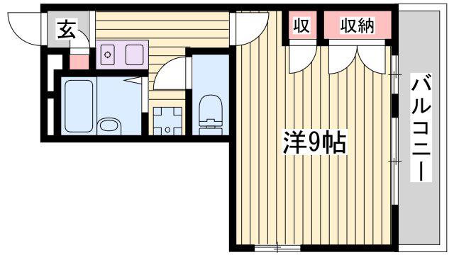 レオパレスTOMOMATSU(1K/2階)の間取り写真