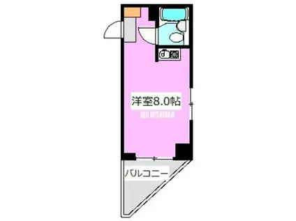 ウェザーコックコンノ(ワンルーム/2階)の間取り写真