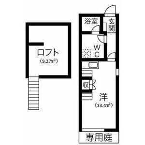 リーフ笠寺(1K/1階)の間取り写真