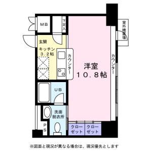 KDXレジデンス東桜I(ワンルーム/2階)の間取り写真