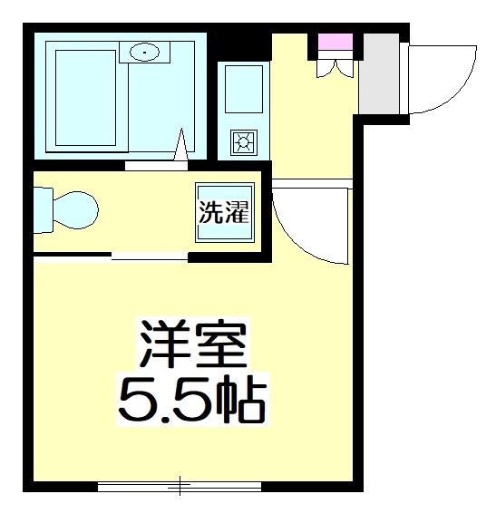 マンチェスターIV(1K/1階)の間取り写真