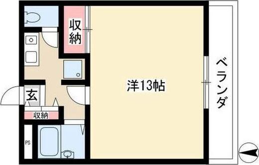 FOREST(1K/2階)の間取り写真
