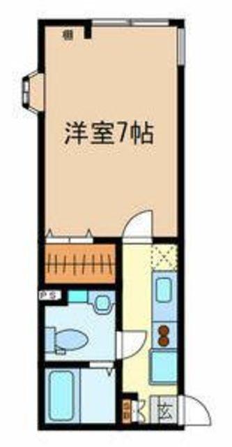 CIELO(1K/1階)の間取り写真