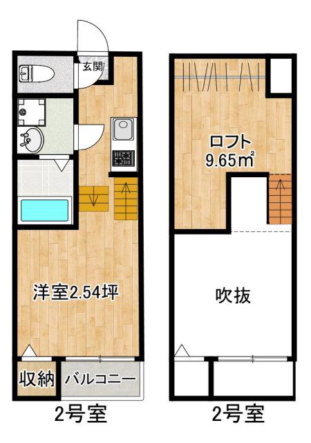 MODERN PALAZZO 諫早BRILLER(1SK/1階)の間取り写真