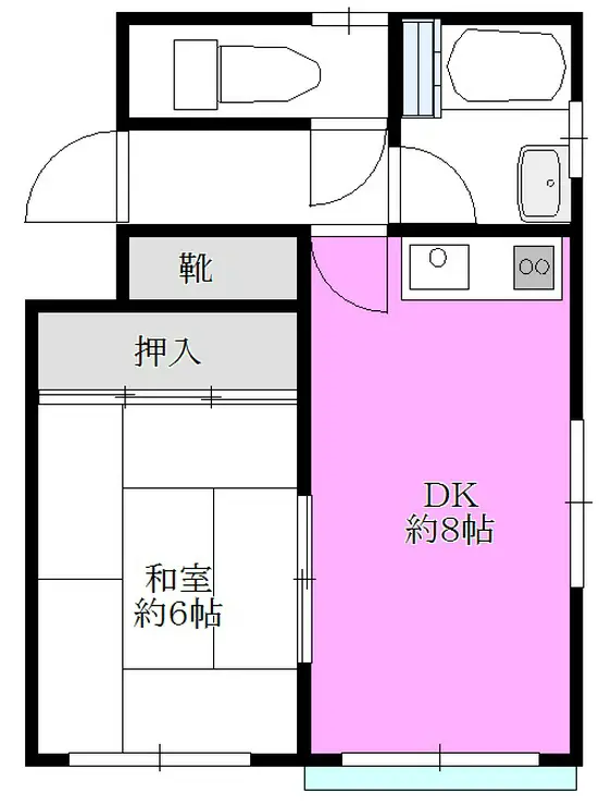 吉岡ビル 4階階 間取り