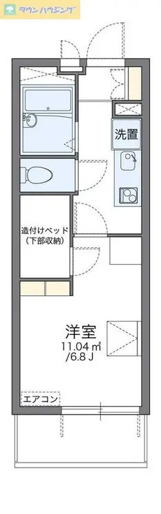 レオパレスマーベラス AYA 4階階 間取り