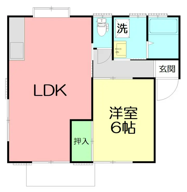 ハシモトハイツ 2階階 間取り