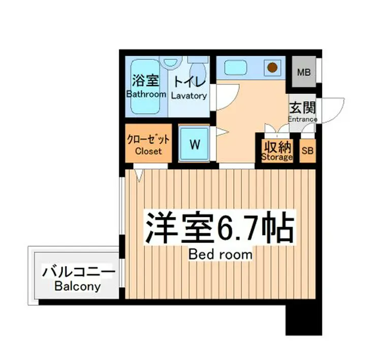 コートプラザ調布 2階階 間取り