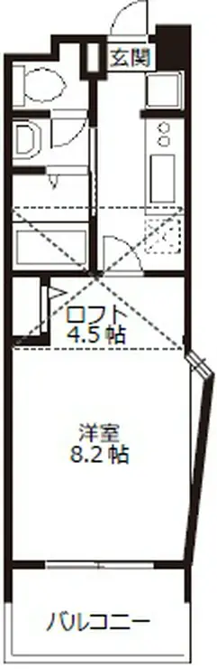 リブェール松柏 4階階 間取り