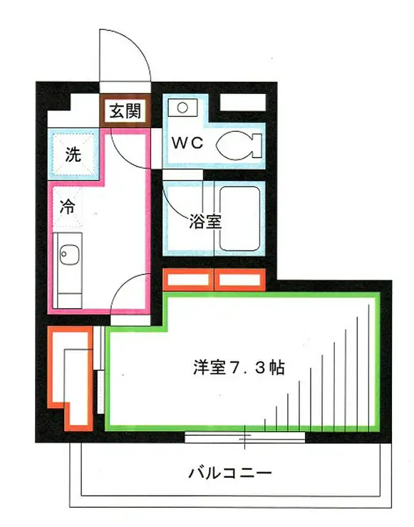 ドゥーエ武蔵小金井 1階階 間取り