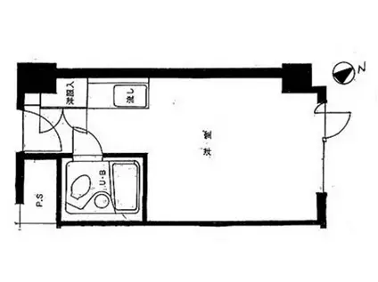 全国ビルニューオリンピア(ワンルーム/5階)の間取り写真