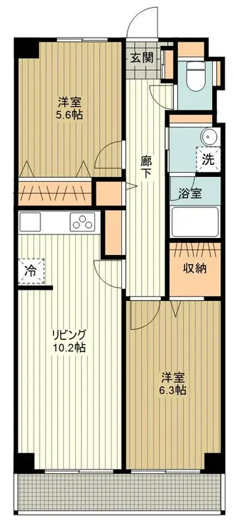マノワール 4階階 間取り