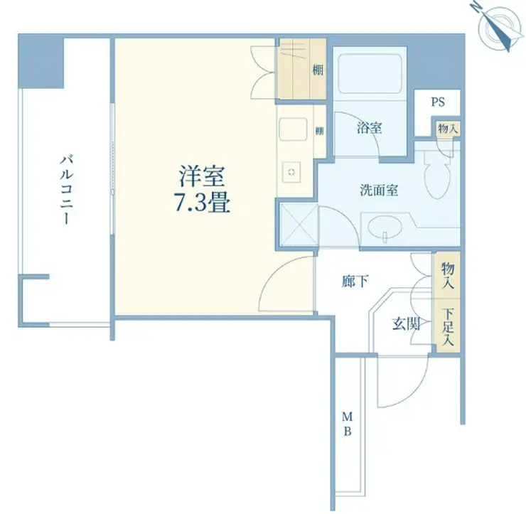 ファミールグラン銀座4丁目 6階階 間取り
