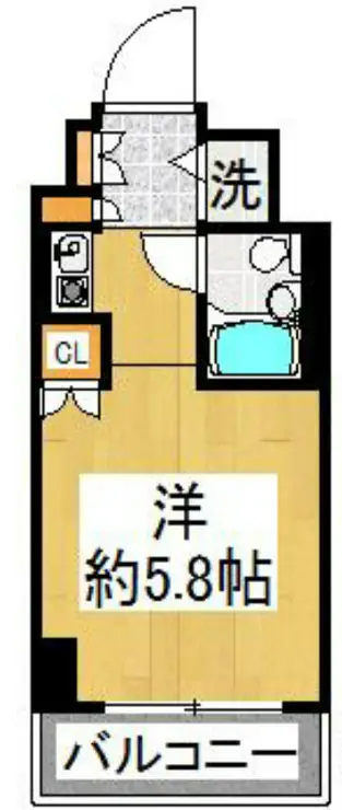 ルネ和田町 6階階 間取り