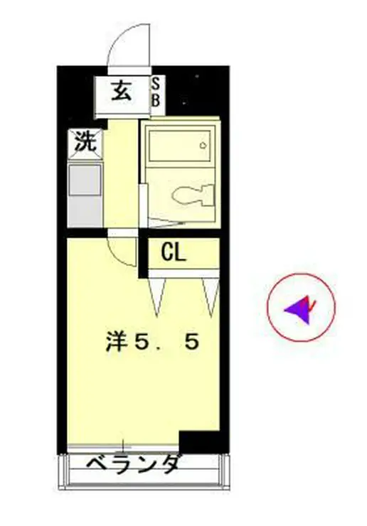 アーバンヒルズ平井 5階階 間取り