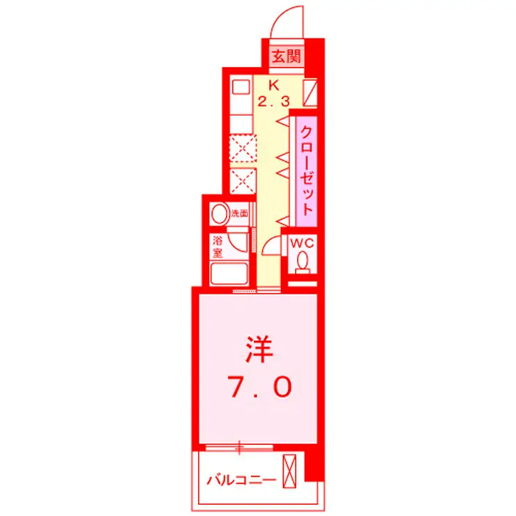 BROTE湘南 3階階 間取り