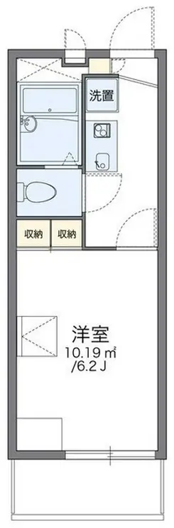 レオパレスヴィラ上峰 2階階 間取り
