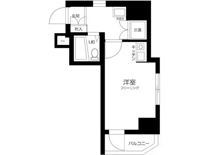 日興パレス大森PARTII(ワンルーム/7階)の間取り写真