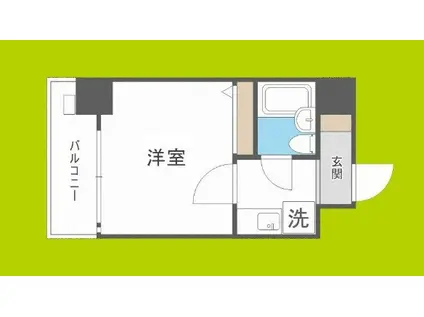 エスリード新大阪第2(1K/3階)の間取り写真