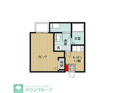 DEAR COURT(1K/3階)の間取り写真