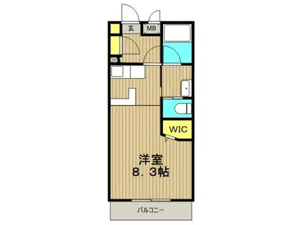 ZCO並木ビル2ND 912785(ワンルーム/3階)の間取り写真