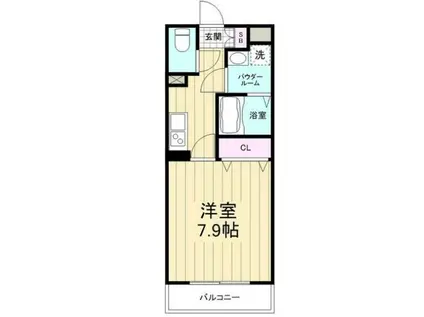 AZEST志村三丁目III(1K/1階)の間取り写真