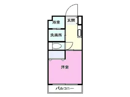 グランメゾン壷川(1K/2階)の間取り写真