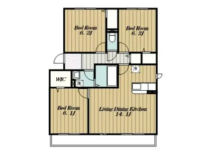 グランフォート伍番館(3LDK/1階)の間取り写真