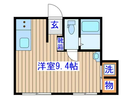 みなもとマンション(ワンルーム/4階)の間取り写真