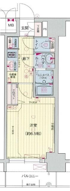 プレサンスNAGOYA本陣(1K/10階)の間取り写真