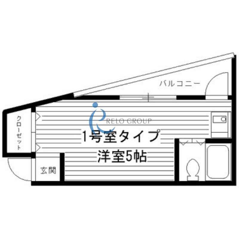 セントラル北田辺(ワンルーム/4階)の間取り写真