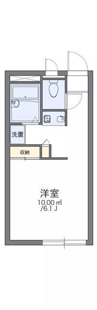 レオパレス西山荘(1K/2階)の間取り写真