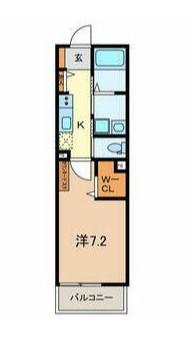 ETOILE MIHARA(1K/3階)の間取り写真