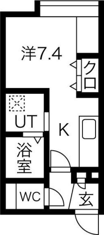 MKR.BLD(1K/3階)の間取り写真