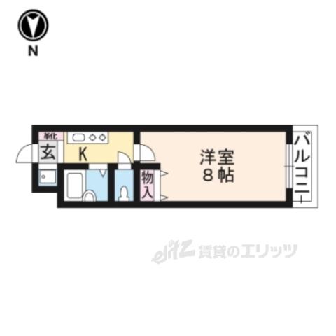 コーポ吉井(1K/3階)の間取り写真
