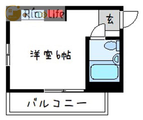 Y.MHOUSE(ワンルーム/1階)の間取り写真