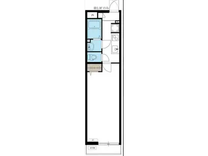 リブリ・ピース&ウエルネス(1K/3階)の間取り写真