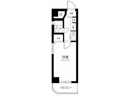 ライオンズマンシヨン経堂第6(1K/2階)の間取り写真