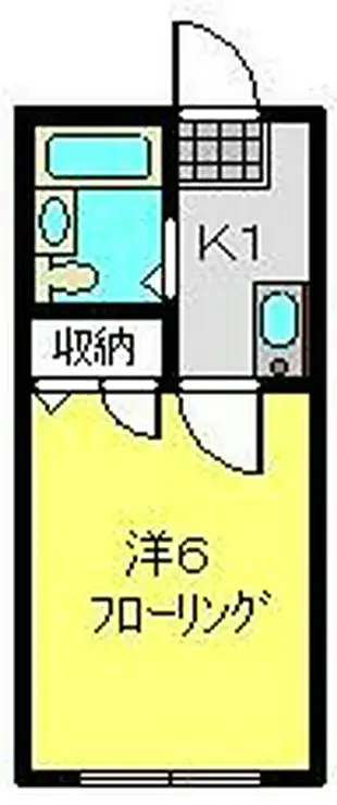 ジャーティンイトウ 1階階 間取り