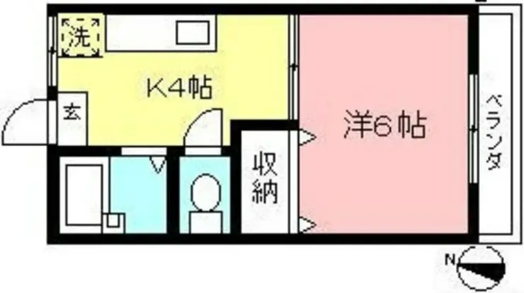 レフォール宿河原 1階階 間取り