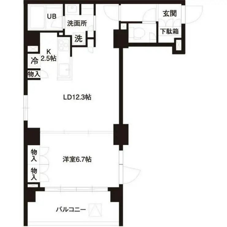レジディア白金高輪 4階階 間取り