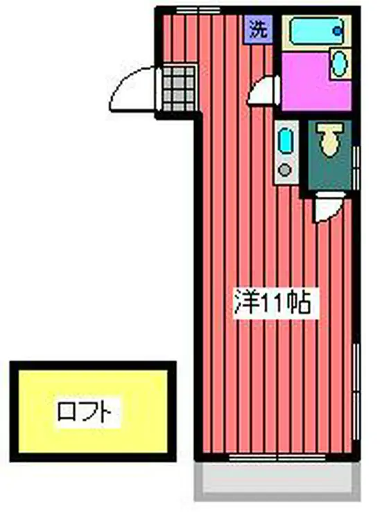 ロイヤルハイツ大原 2階階 間取り