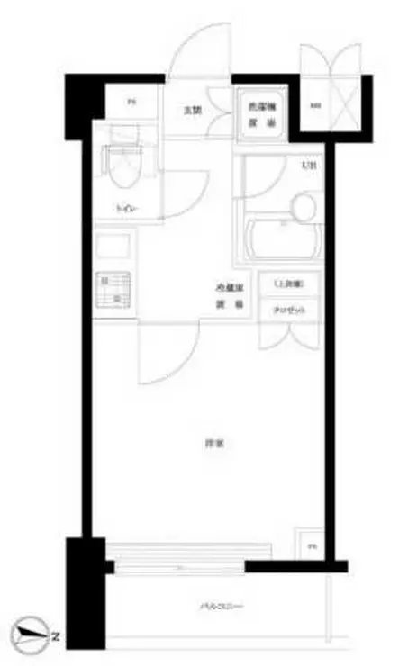 ルーブル中野坂上参番館 3階階 間取り